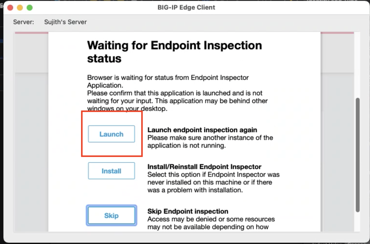 MacOS Edge Client- Mid 2023 Change of Behaviour