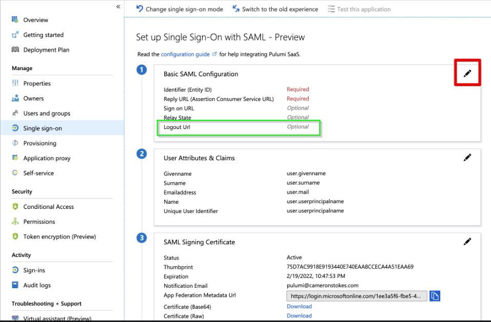 APM user session not getting logged out