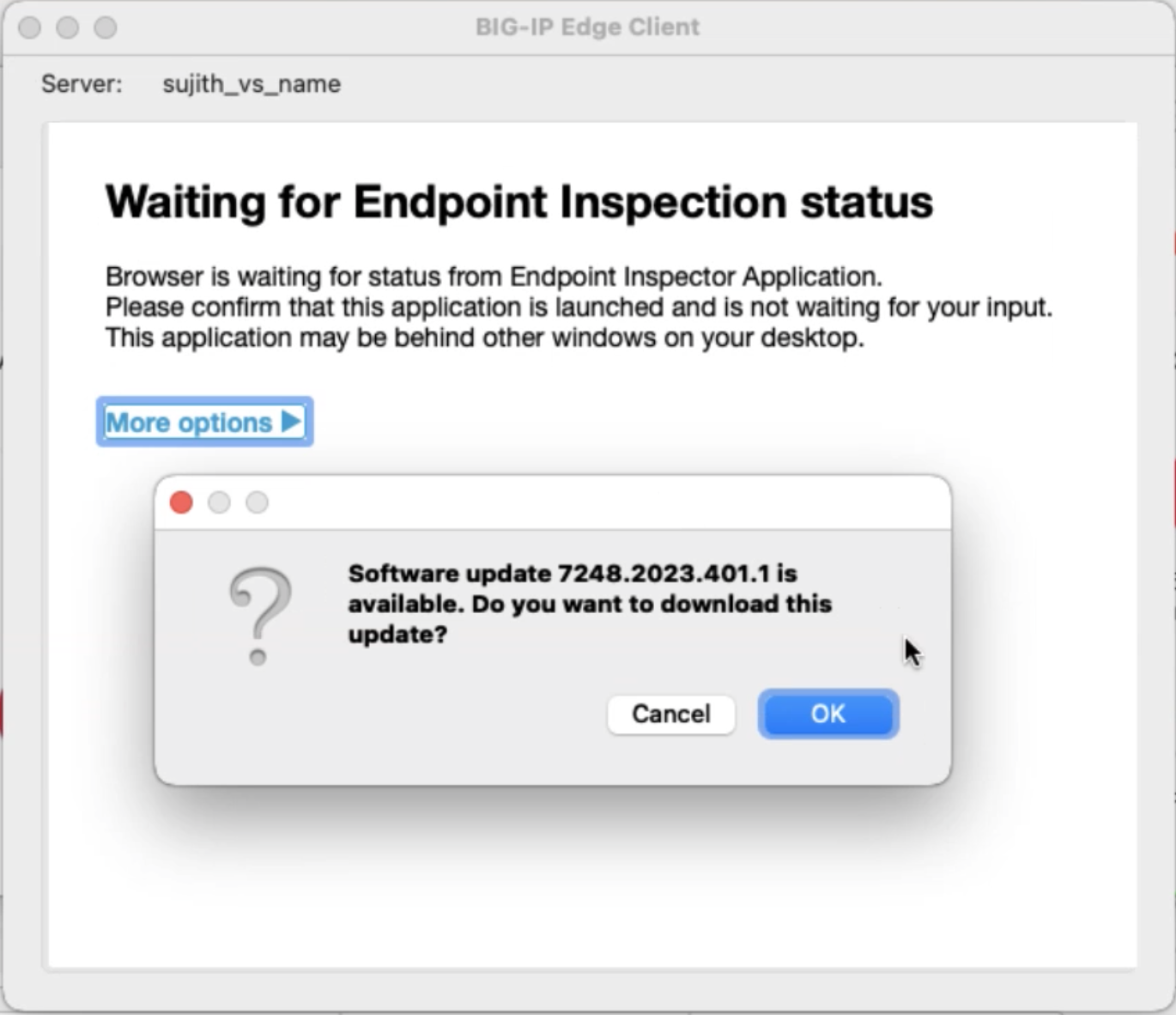 MacOS Edge Client- Mid 2023 Change of Behaviour