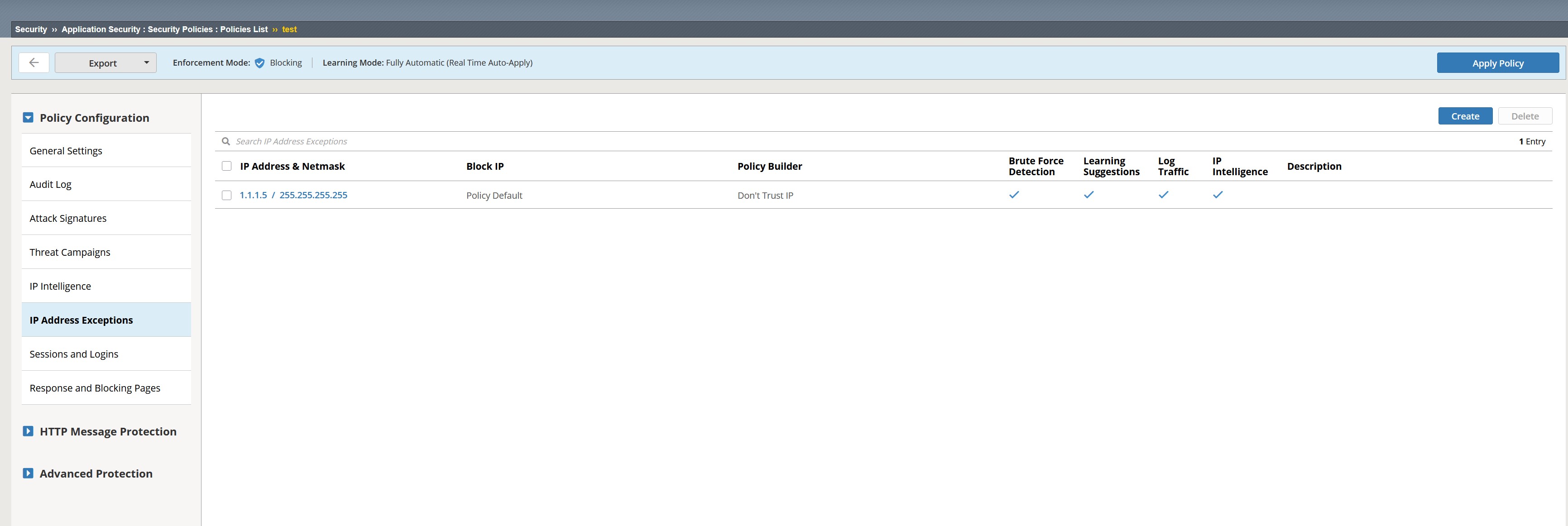 How to Add IP Address Exceptions into ASM policy by REST API Request