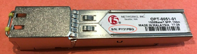 Specifications for the Copper Gigabit Ethernet SFP module ports on