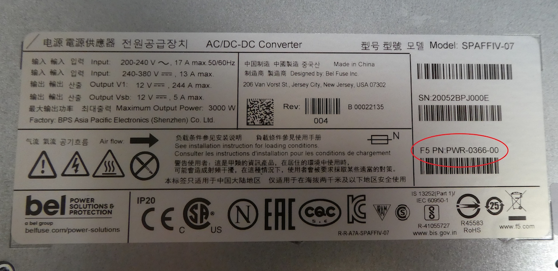 AC and DC power supply units for VELOS chassis platforms should
