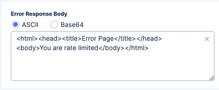 What is the Custom Error Response feature?