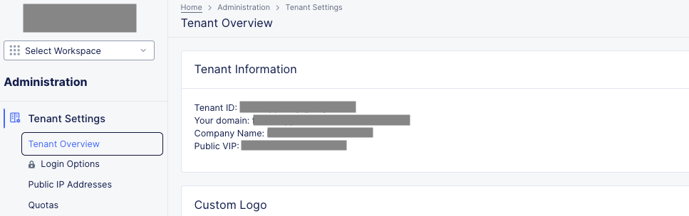 How to find out basic tenant information