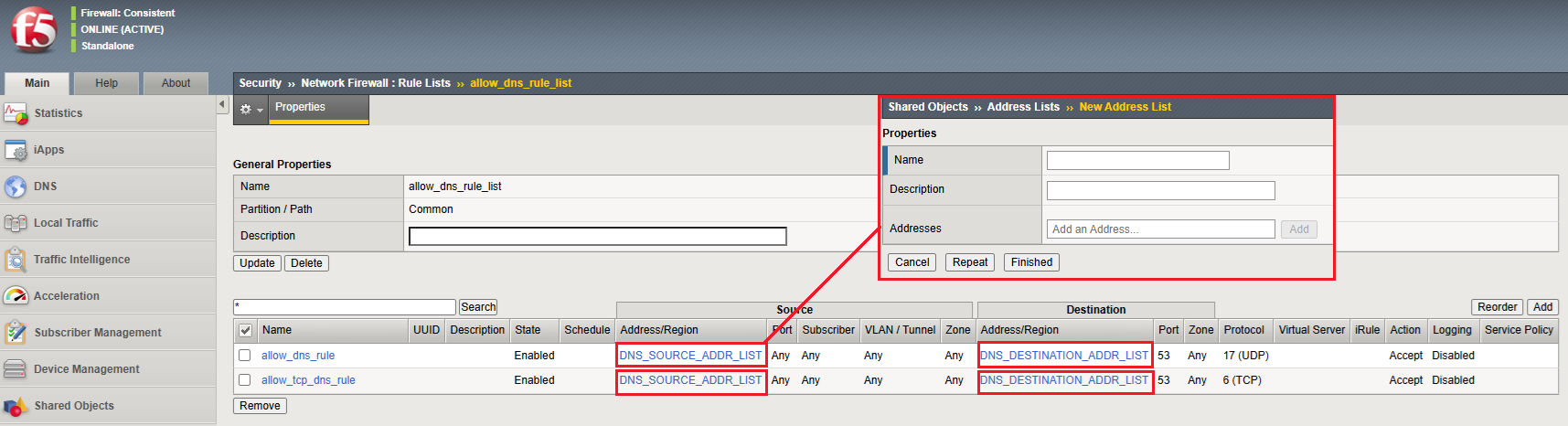 Existing Address List object is not displayed while clicking Address ...