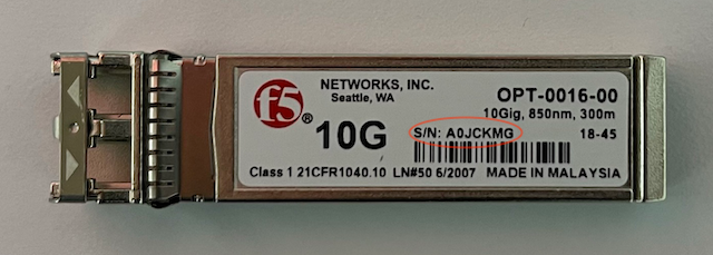 Specifications of the Fiber Gigabit Ethernet SFP, XFP, SFP+, QSFP+