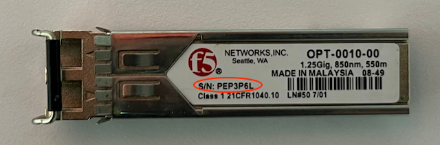 Specifications of the Fiber Gigabit Ethernet SFP, XFP, SFP+, QSFP+