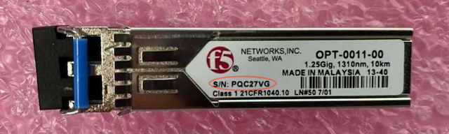 Specifications of the Fiber Gigabit Ethernet SFP, XFP, SFP+, QSFP+