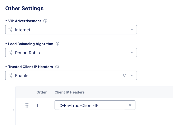 How to use a Trusted Client IP Header value as Source IP on the HTTP ...