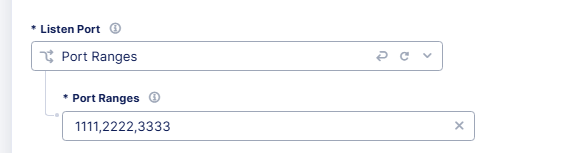 How to configure multiple ports on HTTP/TCP/UDP Load Balancers