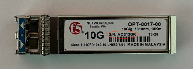 Specifications of the Fiber Gigabit Ethernet SFP, XFP, SFP+, QSFP+